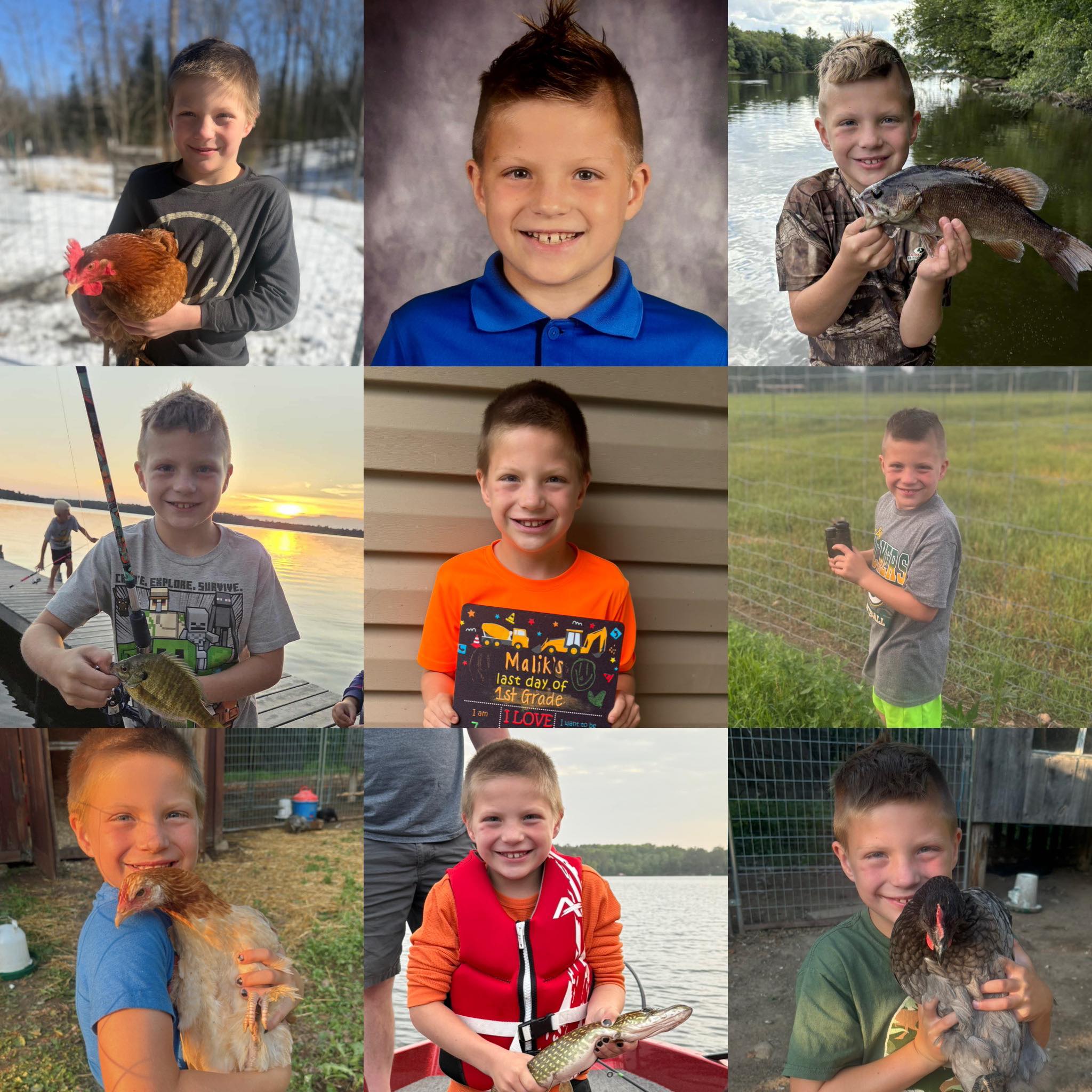 Happy 8th Birthday to our little buddy!!!! 

We love you more than you’ll ever know, Malik Lee! 💙💙💙