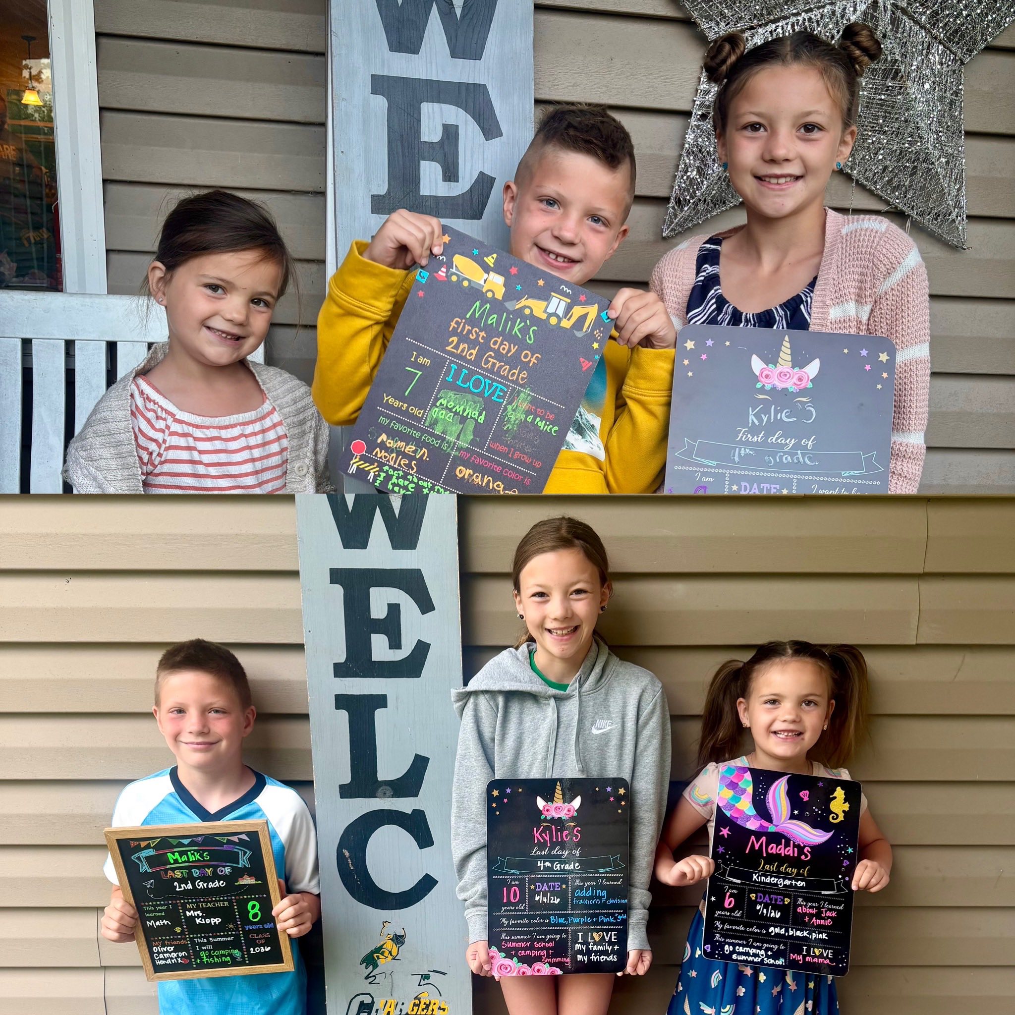 Oh, the annual last day of school photo shoot fun! 🤩 

Last Day of 4th Grade, 2nd Grade + Kindergarten!

Summer we are READY for you!!! ☀️🏖️⚾️🏕️