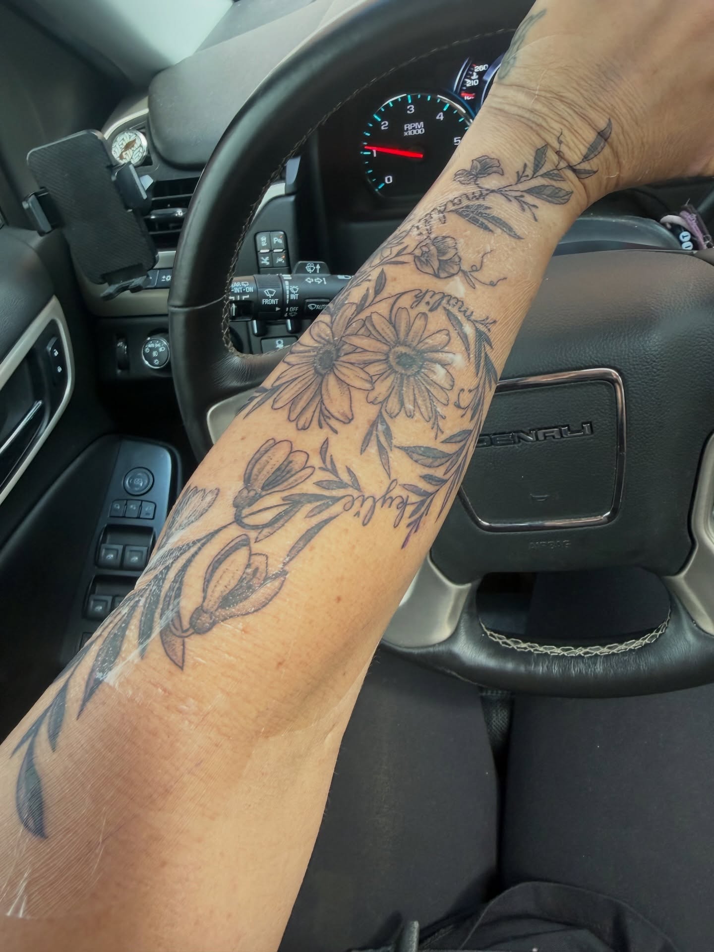 Over a decade in the making…🌸

I’ve spent the last 10+ years imagining this tattoo, and today I finally got my babies on my sleeve. Their birth flowers, their names, and a reminder that they’ll always be with me wherever I go. 🩷💙💜